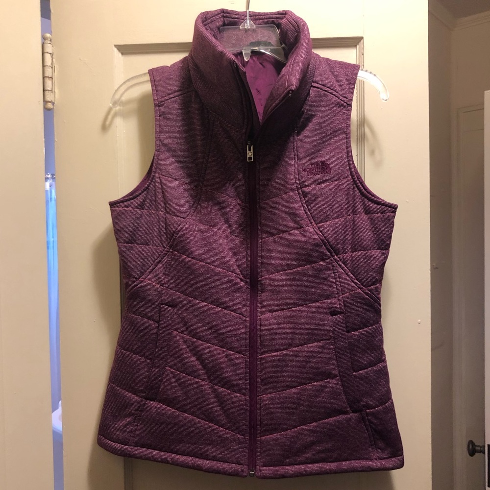 Purple North Face Vest